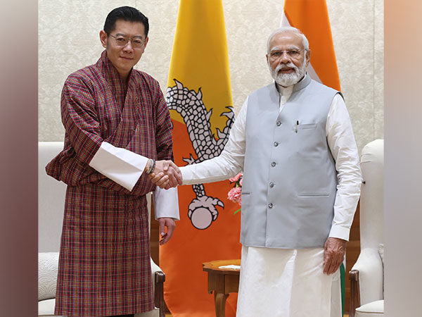 King of Bhutan, Jigme Khesar Namgyel Wangchuck with Prime Minister Narendra Modi. (Photo Credit - Twitter)