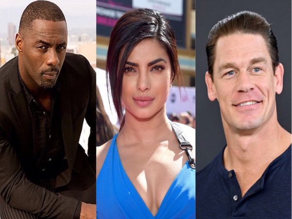 Idris Elba, Priyanka Chopra, John Cena (Image source: Twitter)