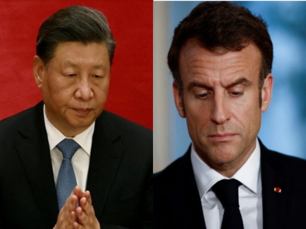 Chinese President Xi Jinping, French President Emmanuel Macron. (Image Credit - Reuters)
