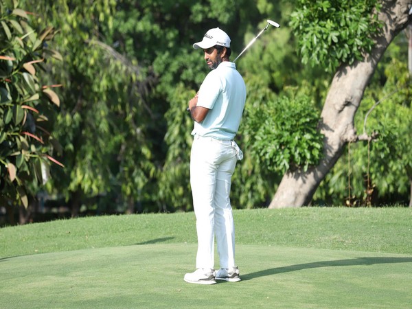 India golfer Sudhir Sharma in action during Delhi-NCR Open (Image: PGTI)