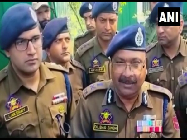 J-K DGP Dilbag Singh (Photo/ANI)