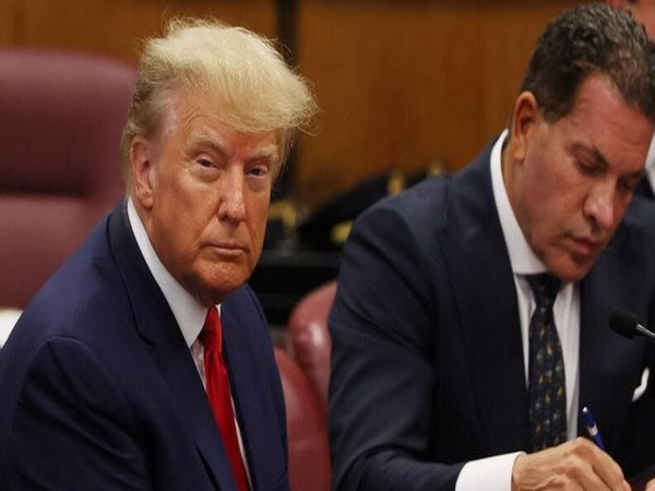 Former US President Donald Trump in court (Image credit: Reuters)