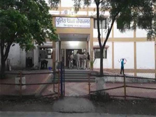 Nepanagar police station (Photo/ANI)