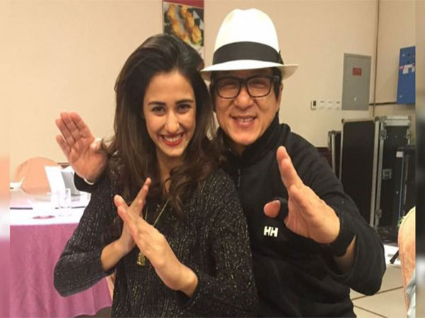 Disha Patani, Jackie Chan (Image Source: Twitter)