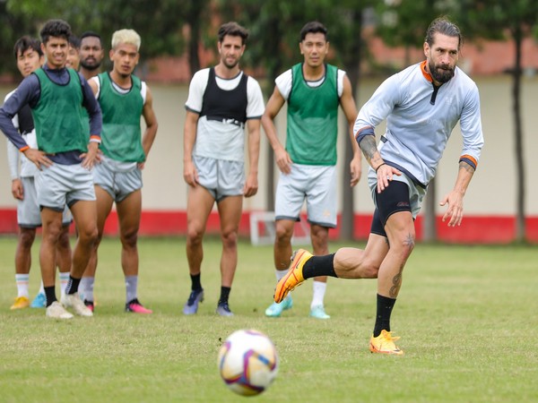 RoundGlass Punjab FC during training session (Image: RGPFC)