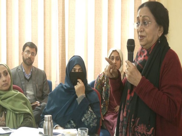 Visual of the gender auditing workshop in Srinagar (Photo/ANI)
