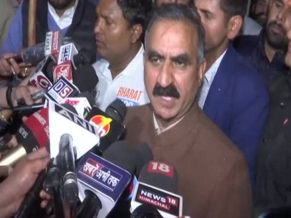 Himachal Pradesh Chief Minister, Sukhvinder Singh Sukhu (Photo/ANI)
