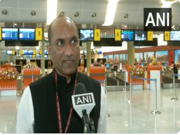 AAI chairman Sanjeev Kumar at Chennai International Airport (Photo/ANI)