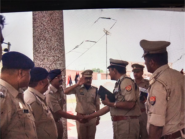 UP DGP Rajkumar Vishwakarma in Ayodhya to inspect security arrangements ahead of Maharashtra Chief Minister Eknath Shinde's  visit (Photo/ANI)