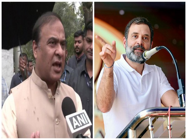 (From Left) Assam CM Himanta Biswa Sarma and Congress leader Rahul Gandhi (File Photo/ANI)