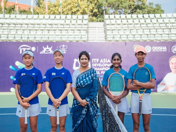 Korea and India girls competing at ITF Asia-14 and Under Development Championships 2023 (Image: ITF)