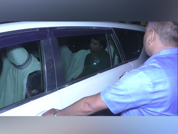 Tej Pratap Yadav leaving the hotel in Varanasi (Photo/ANI)