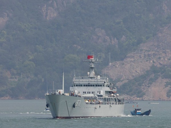 A Chinese warship sails during a military drill near Fuzhou, Fujian Province, near the Taiwan-controlled Matsu Islands. (Photo Credit - Reuters)