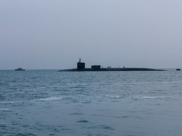 US guided-missile submarine. (File Photo/Reuters)