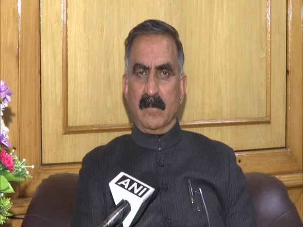 Himachal Pradesh Chief Minister, Sukhvinder Singh Sukhu (File Photo\ANI))