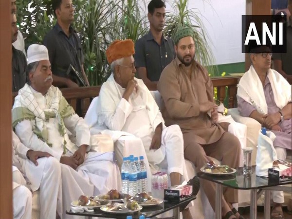 CM Nitish Kumar, Deputy CM Tejashwi Yadav attends RJD's iftar party (Photo/ANI)