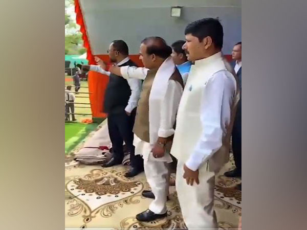 CM Himanta Biswa taking stock of preparations ahead of Union Home Minister Amit Shah's visit to Dibrugarh on April 11 (Pic credit/ twitter of CMO's office)