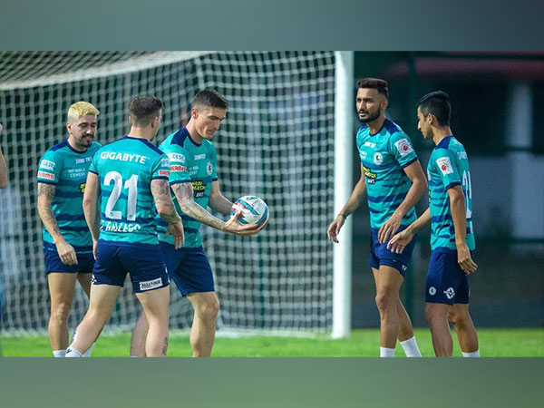 ATK Mohun Bagan FC players in practice session (Photo: ISL Media)
