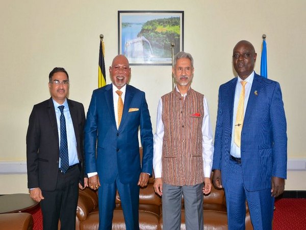 External Affairs Minister S Jaishankar arrives in Uganda for 3-day visit. (Photo: Twitter//@DrSJaishankar)