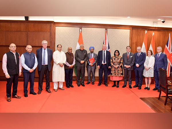 UK parliamentary delegation calls on Vice President Jagdeep Dhankhar