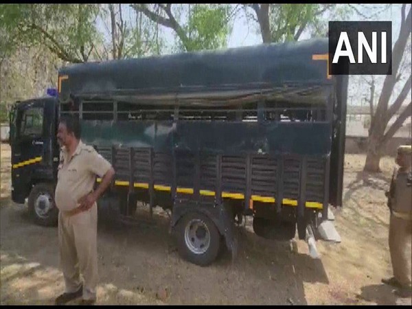 Visuals outside Sabarmati Jail (Photo/ANI)