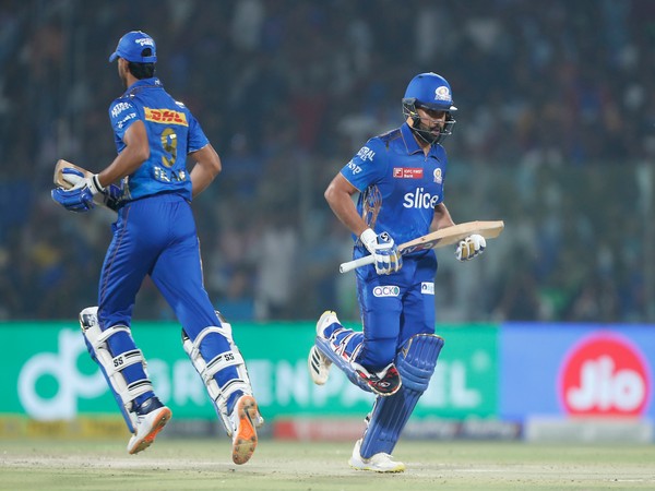 Tilak Verma and Rohit Sharma (Photo: IPL/ Twitter)