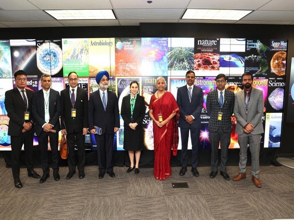 Union Finance Minister Nirmala Sitharaman at NASA's Goddard Space Flight Center in Greenbelt, Maryland. (Photo Credit - Twitter)