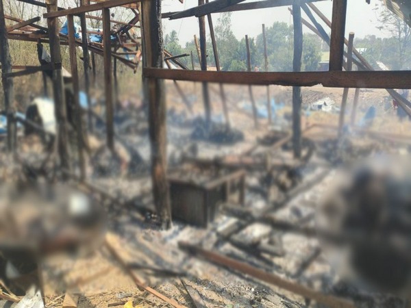 Airstrike by Myanmar's military junta. (Photo Credit - Twitter)