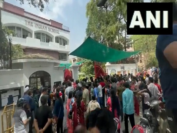Visuals from the school in Sadiq Nagar. (Photo/ANI)