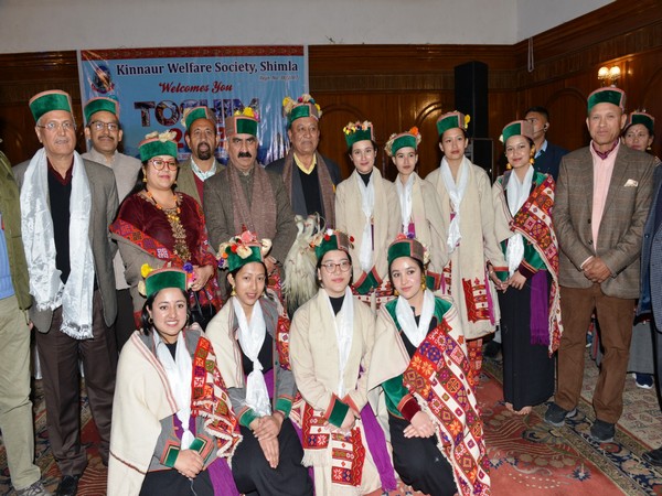 Himachal CM Sukhu meets members of Kinnaur welfare society in Shimla (Photo/ANI)