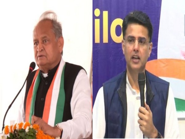 Rajasthan CM Ashok Pilot (L) and Sachin Pilot (R) (Photo/ANI)