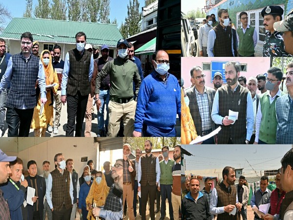 Anantnag Deputy Commissioner inspects Yatra Transit Camps (Photo/Anantnag Deputy Commissioner)