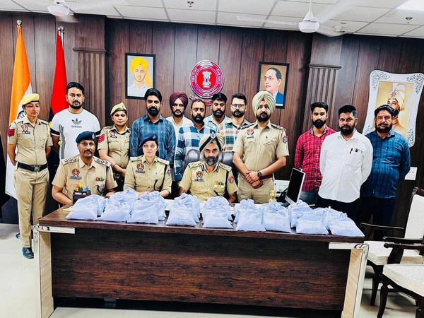 Punjab Police recover 36.9 kg of heroin (Photo/ANI)