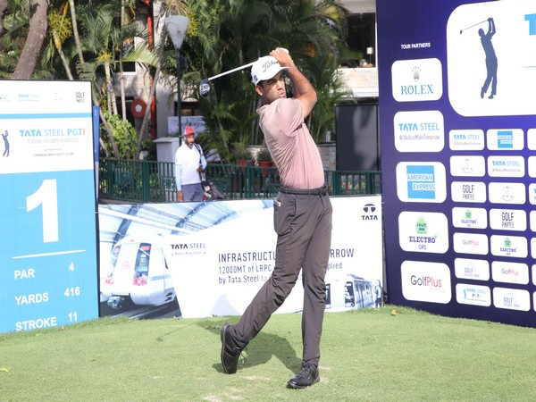 Golfer Varun Chopra in action on day-1 Players Championship 2023 in Chandigarh (Image: PGTI)
