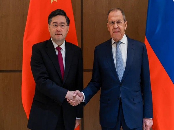 Chinese Foreign Minister Qin Gang with Russian Foreign Minister Sergey Lavrov (Image Credit: Twitter/@mfa_russia)