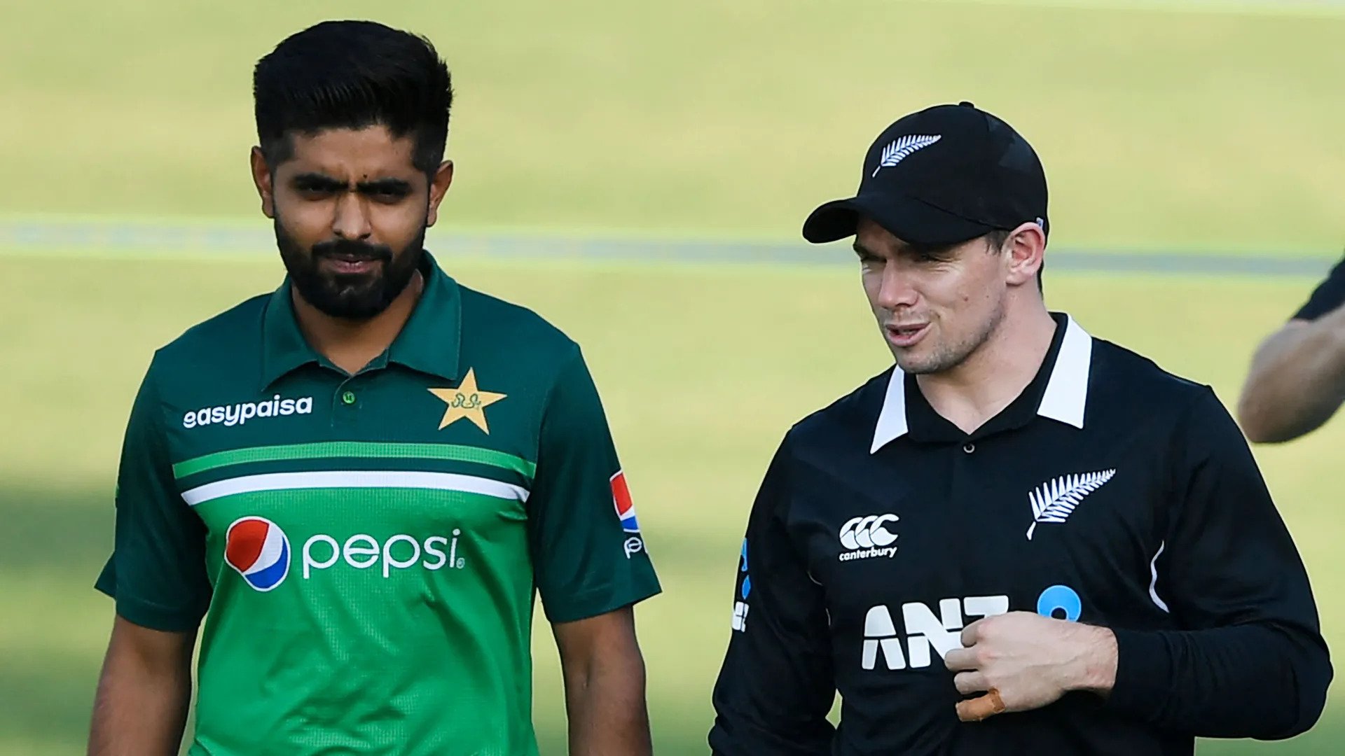 Babar Azam and Tom Latham (Photo: ICC)