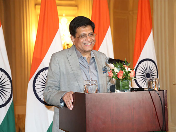 Union Commerce Minister Piyush Goyal during the networking dinner with Indian and Italian CEOs in Rome on Wednesday. (Image Credit: Twitter/@PiyushGoyal)