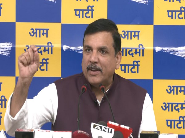 AAP Rajya Sabha MP Sanjay Singh (Photo/ANI)