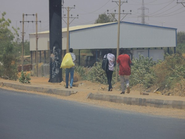 Smoke rises near Halfaya Bridge between Omdurman and Khartoum North. (Image Credit: Reuters)