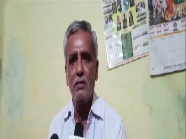 Yagya Tiwari (father of shooter Lovelesh). (Photo/ANI)