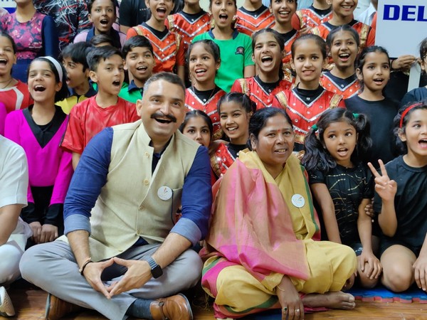 Minister of State for Social Justice, Empowerment Ministry Pratima Bhoumik at launch of STAIRS grassroots sports initiative (Image: STAIRS)