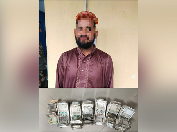 BSF apprehended Bangladesh National(Photo/ANI)