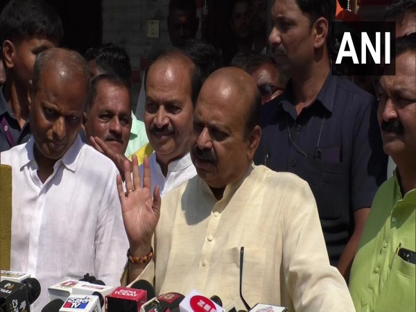 Karnataka CM and BJP leader Basavaraj Bommai in Hubballi, Karnataka. (Photo/ANI)