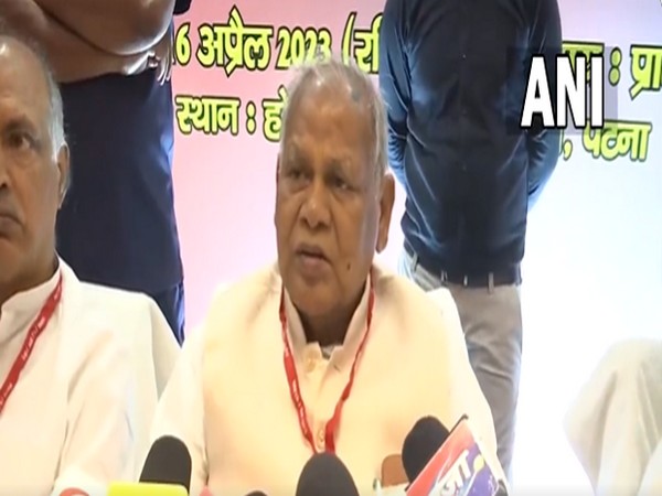 Former Chief Minister of Bihar Jitan Ram Manjhi (Photo/ANI)