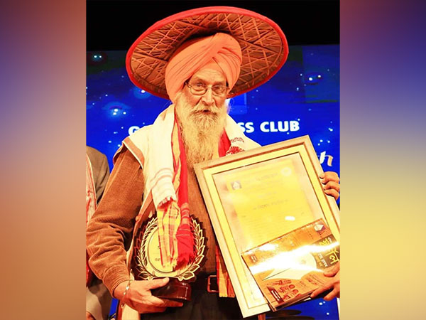 Late veteran journalist Pushp Paul Singh (Photo/ANI) 