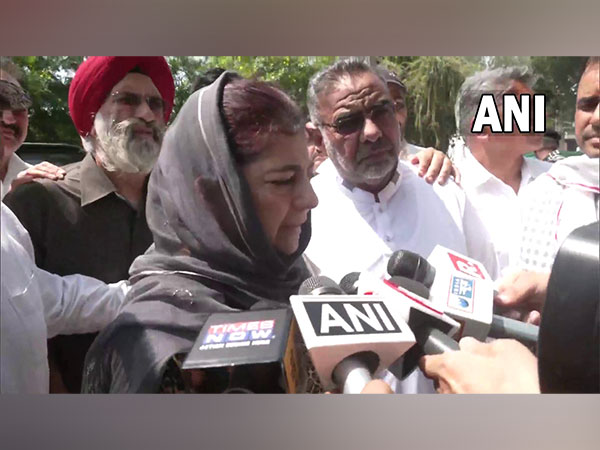 PDP Chief Mehbooba Mufti (Photo/ANI)