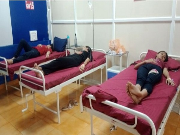 Girls undergoing treatment in the hospital (Photo/ANI) 