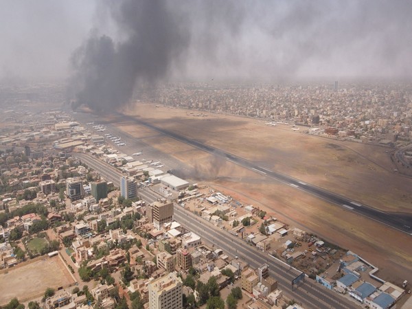Smoke rises over the city as army and paramilitaries clash in power struggle, in Khartoum. (Image Credit: Reuters)