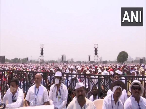 Attendees at the award function in Navi Mumbai's Kharghar (Photo/ANI)