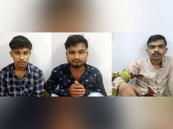 Arun Maurya, Sunny, and Lavlesh Tiwari, who were arrested for killing Atiq Ahmed and his brother (File Photo/ANI)